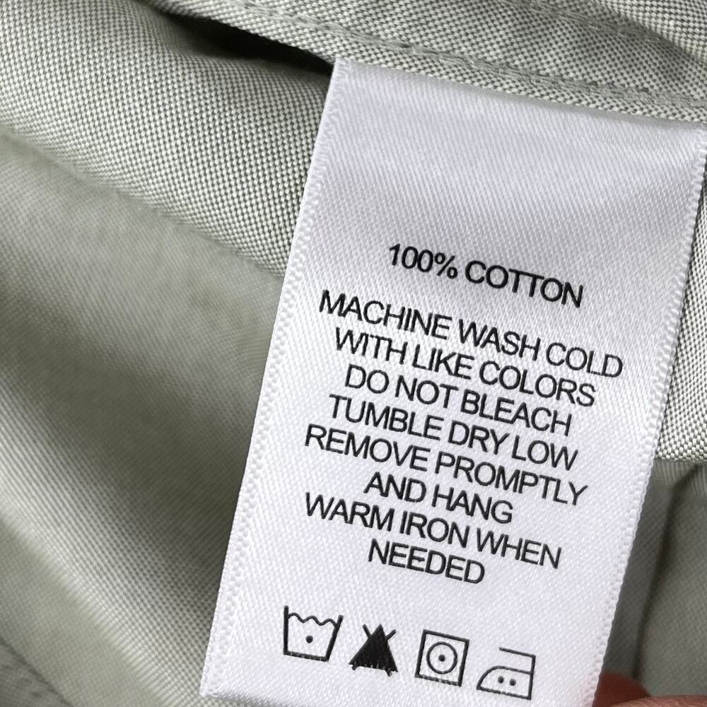 Foxcroft NYC Women's green Heritage Non-Iron Hidden Button Collared Blouse 8P - Picture 8 of 9
